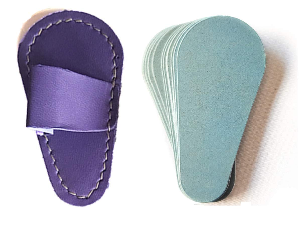 Decolores | Mauve Facial Hair Removal Glove - Gloves to remove hair and dead cells leaving your skin totally soft and perfect.