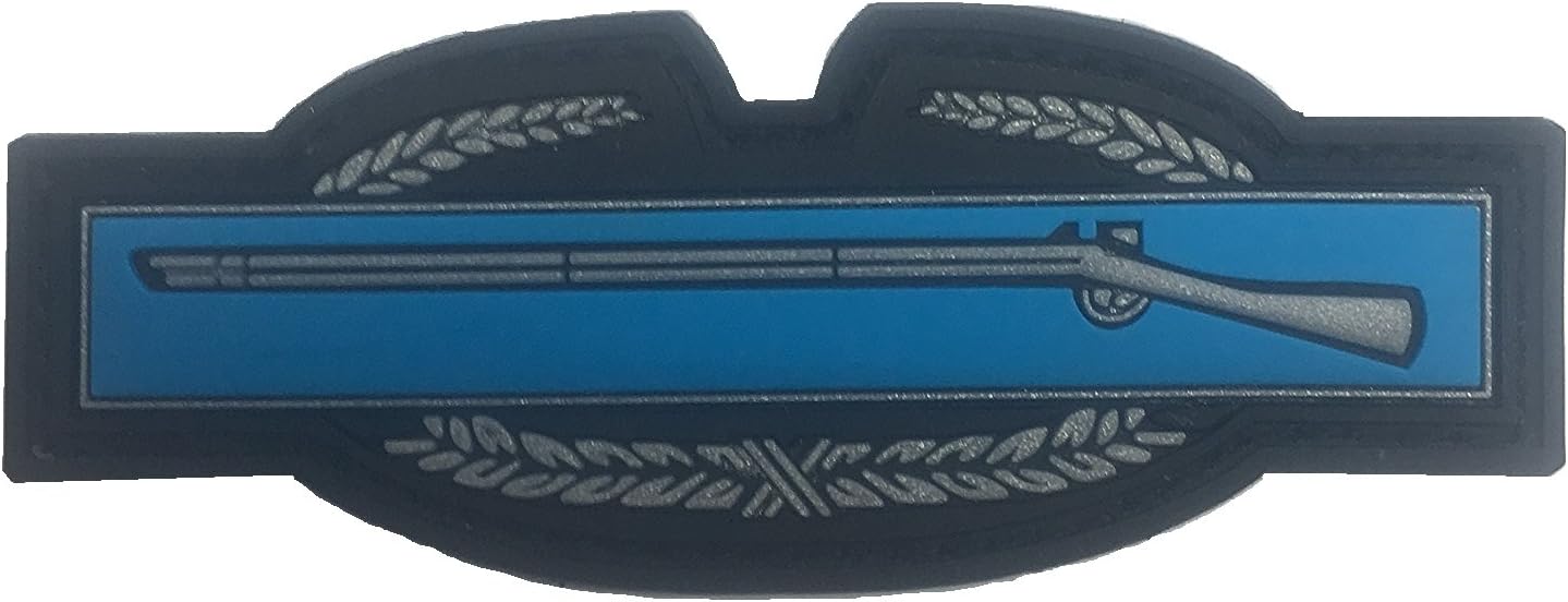 FULL COLOR US ARMY COMBAT INFANTRY BADGE PVC PATCH