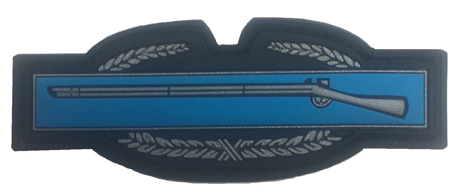 FULL COLOR US ARMY COMBAT INFANTRY BADGE PVC PATCH