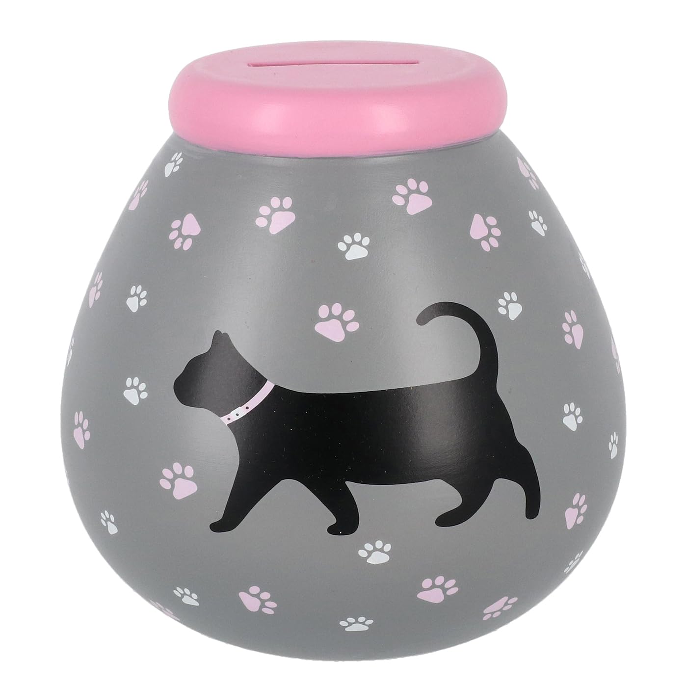 Pot of Dreams Limited Edition of Money Boxes from Dogs & Cats to Home & Tree of Life - SMASH to open savings bank (Black Cat)