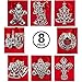 Lenox Sparkle And Scroll Holiday / Christmas Ornaments [Silver-Plated] (set-8)