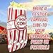 Popcorn Bags Coated for Leak/Tear Resistance. Single Serving 1oz Paper Sleeves in Nostalgic Red/White Design. Great Movie Theme Party Supplies or for Old Fashioned Carnivals & Fundraisers! (500)