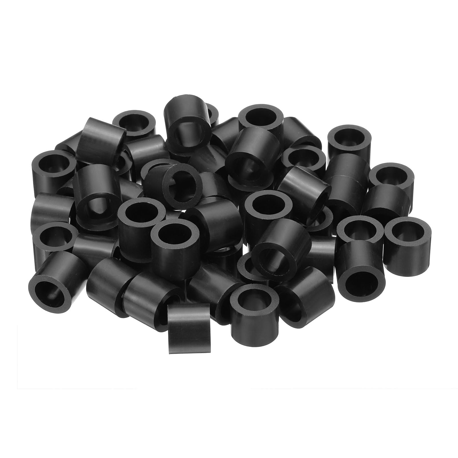 PATIKIL M12 Round Electrical Outlet ABS Spacers Washer, 60 Pcs 12.2mm ID, 18mm OD, 18mm Length Without Threaded,Switch and Receptacle Spacers Hardware for M12 Screws
