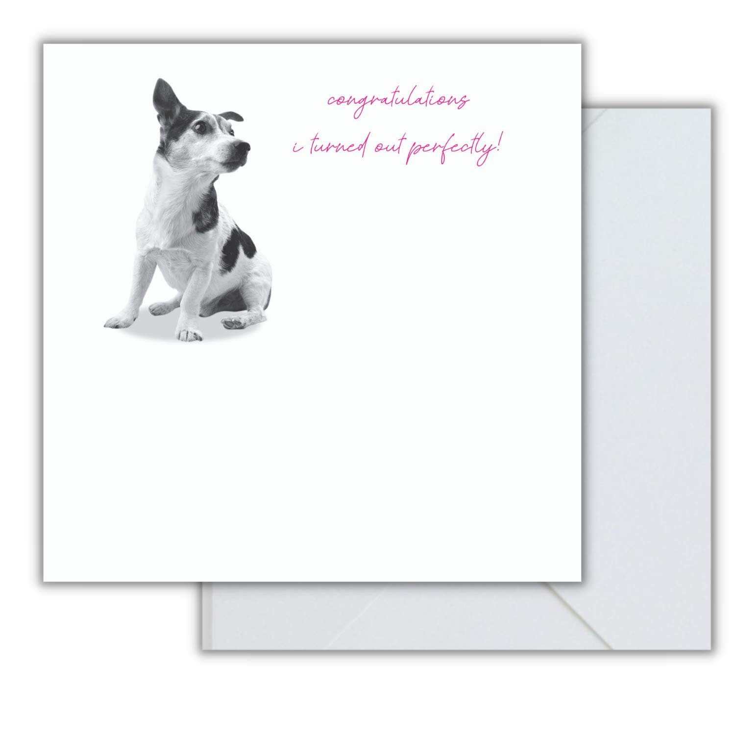 Emotional Rescue Mother's Day Card, Funny Card for Mum, 163x163mm, Black & White