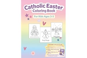 Catholic Easter Coloring Book: For Kids Ages 3 - 5