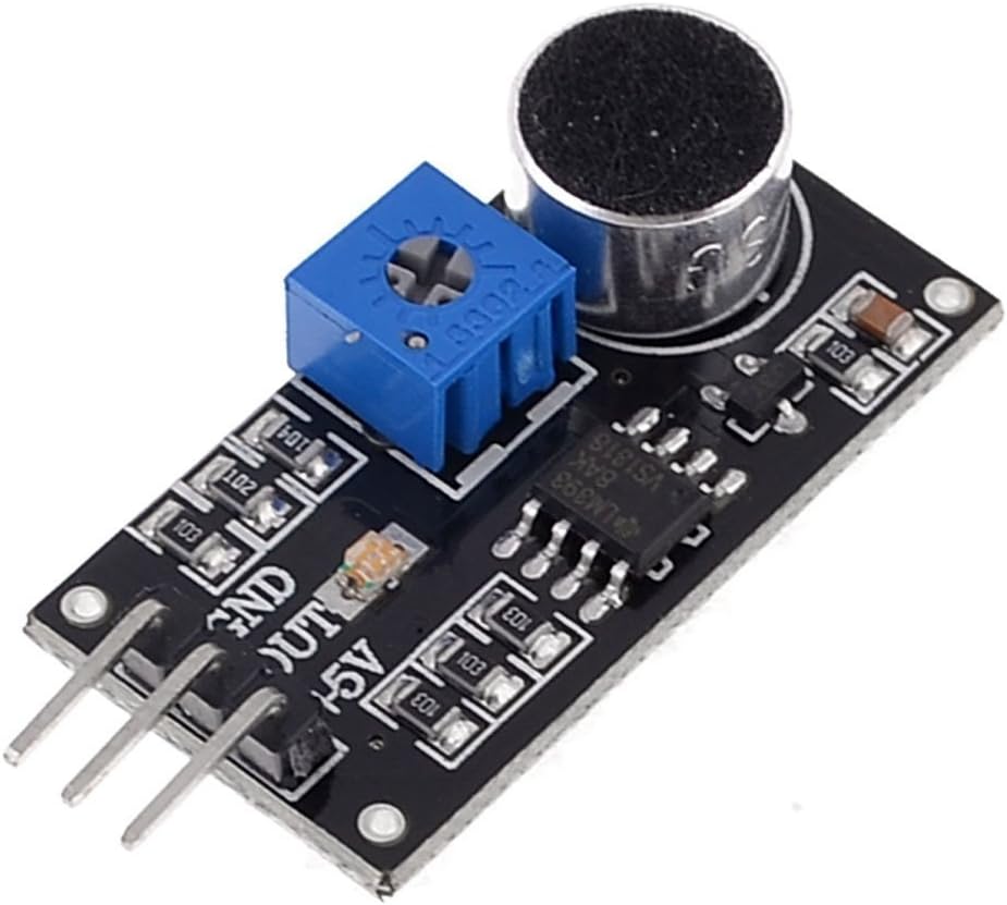 RBTMKR LM393 Sound Detection Sensor Module Microphone for Arduino 4V-6V
