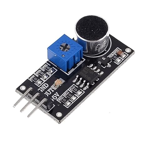 LM393 Sound Detection Sensor Module Geräuschsensor Mikrofon für Arduino 4V-6V