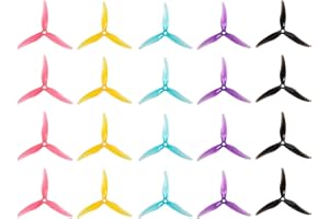 SPEEDY BEE 20pcs Fpv Drone Props Propeller: Gemfan Hurricane 51477 Tri-Blade 5 Inch Props for 4S 6S FPV Freestyle Racing, 10xCW 10xCCW