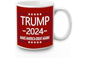 WENSSY Trump for President Mug, Donald Trump 2024 Make America Great Again Mug, Trump 2024 Mug, Trump for President of The United States 11 Ounce Red