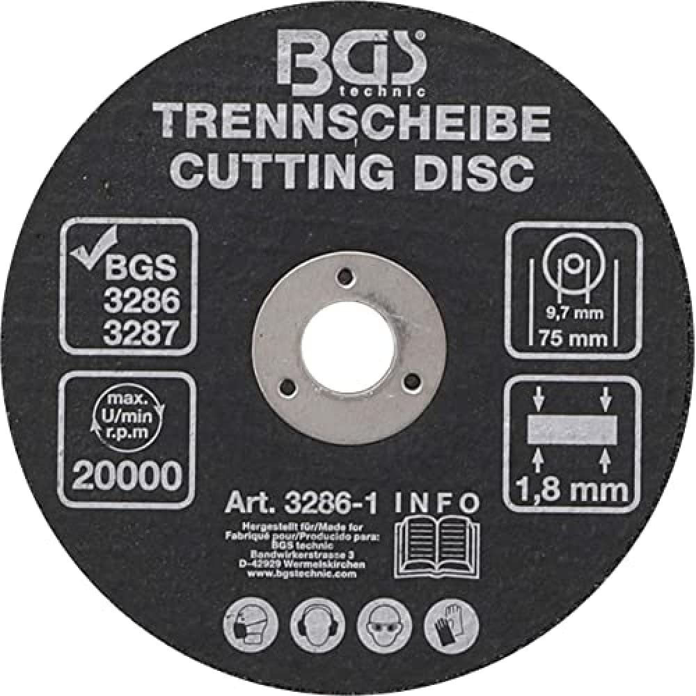 BGS 3286-1 | Cutting Disc | Ø 75 x 1.8 x 9.7 mm