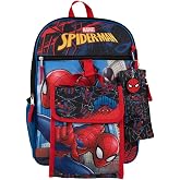 Marvel Spider-Man Miles Morales and Spidey 5-Piece 16" Youth Backpack Combo Set