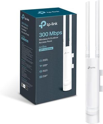 TP-Link EAP110-Outdoor 300Mbps Wireless N Outdoor Access Point 24V PoE White