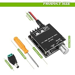 EPLZON 100W+100W Bluetooth Amplifier Board DC 5-24V