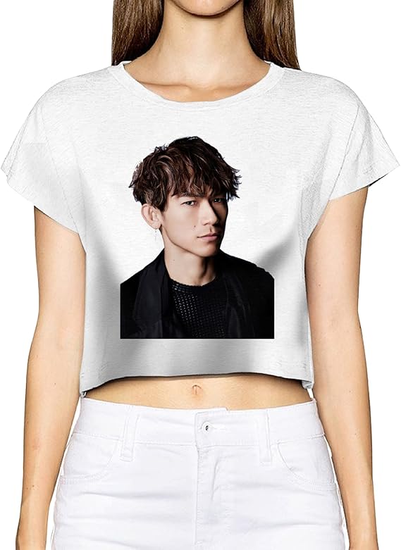 Amazon Co Jp 三代目 J Soul Brothers Naoto 6 トップス 半袖 へそ出し Tシャツ タイト ショート 丈 セクシー ぴったり トップス ゆったり 薄手 かわいい 人気 きれいめ 通勤 通学 カジュアル ダンス衣装 ヒップホップ 服 ファッション小物
