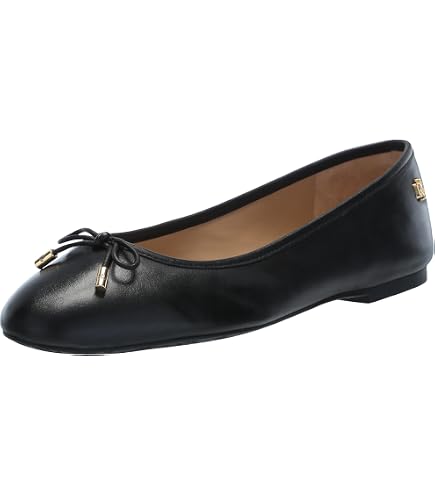 Amazon.com | Lauren Ralph Lauren Women's Jayna Flat, Deep Saddle
