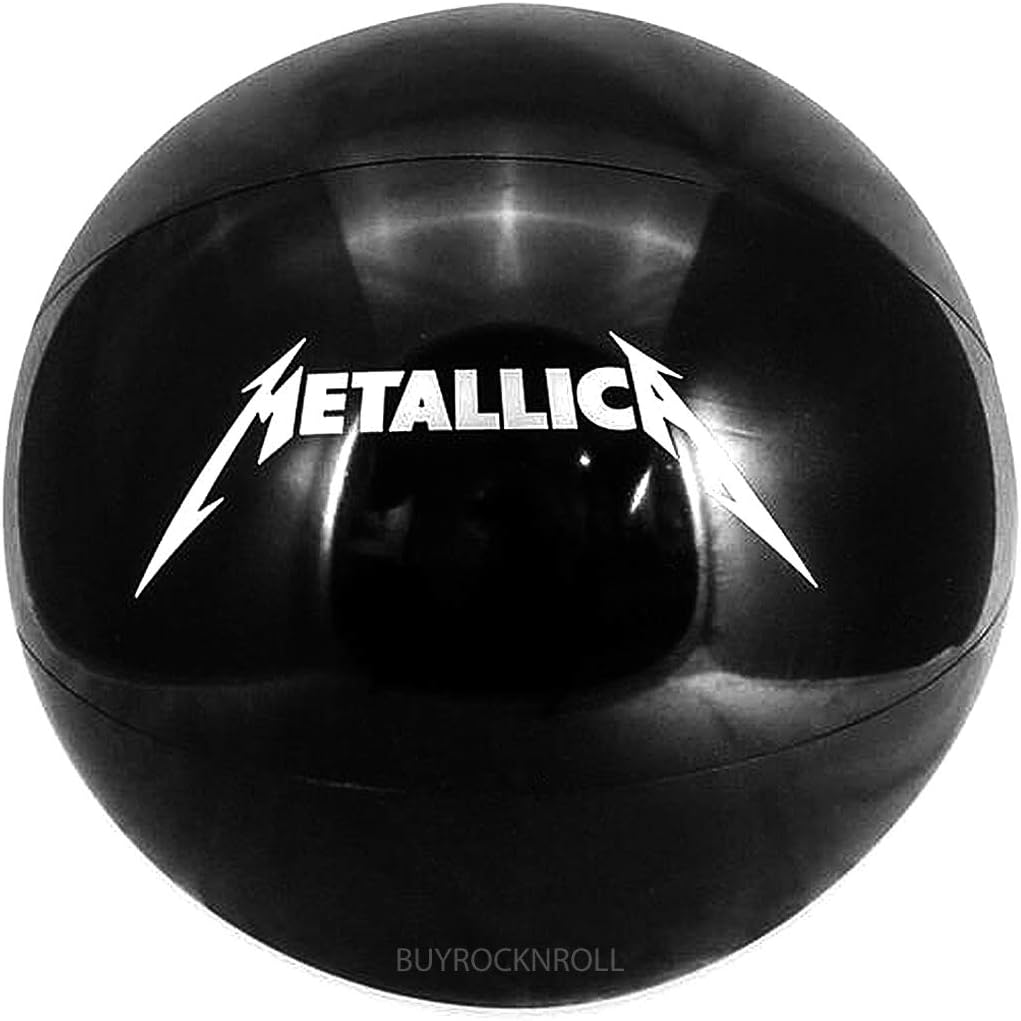 black beach ball