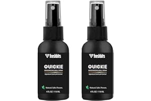 FRESHBITS | QUICKIE for Men | Natural Groin & Ball Spray for Men | Instant Freshness for Intimacy | Deodorizing, Cooling Spra