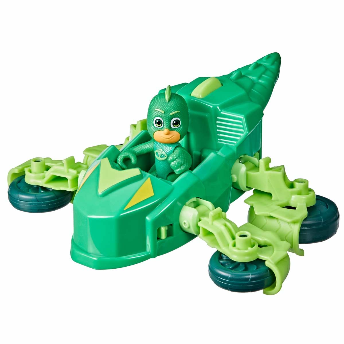 PJ Masks Gekko Deluxe Vehicle Preschool Toy, Gekko-Mobile Car with Gekko Action Figure for Kids Ages 3 and Up