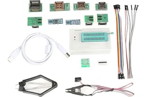 EUJGOOV USB Universal Programmer for TL866III EEPROM FLASH 8051 AVR MCU GAL PIC with 9 Adapter
