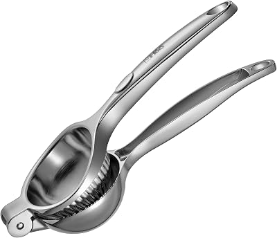 H&S Lemon Squeezer Zinc Alloy Manual Citrus Juicer 7 cm Diameter