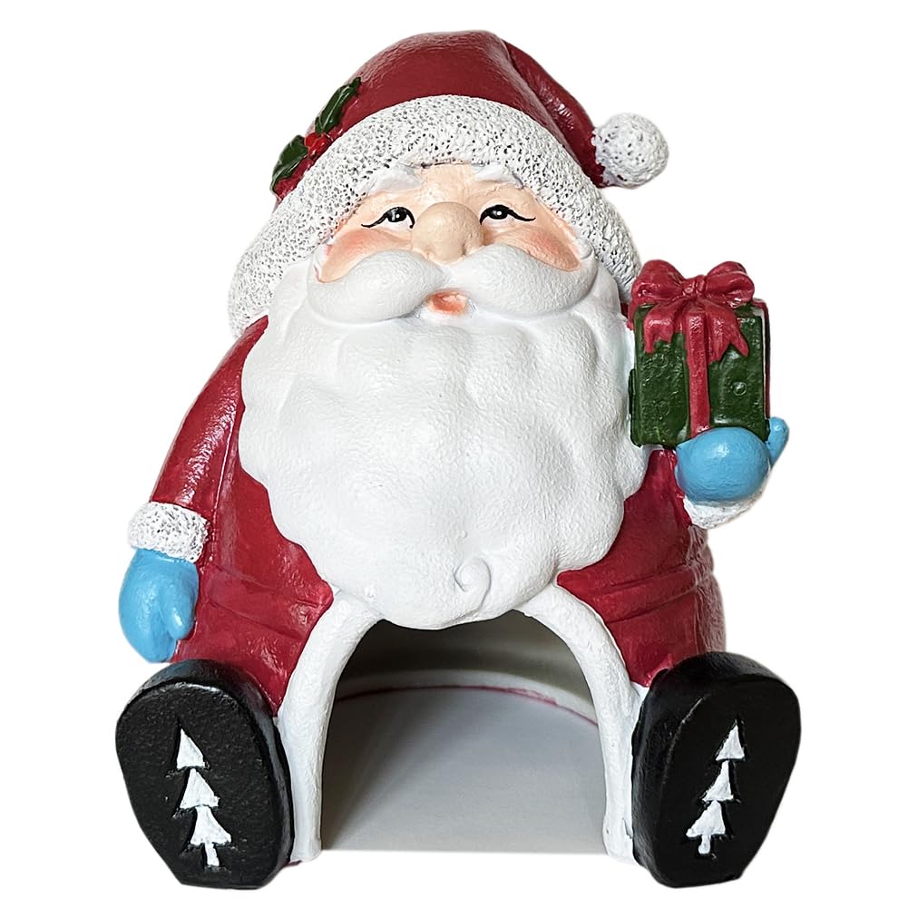 SLOCME Aquarium Santa Claus Decorations - Fish Tank Christmas Landscape Decoration Create Festive Atmosphere