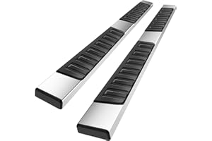 CLIMWA 6 Inch Running Boards Compatible with 2002-2008 Dodge Ram 1500 2003-2009 Ram 2500 3500 Crew Quad Cab with 2 Narrow Rear Doors. Stainless Steel 6 Inches Side Step Step Boards.