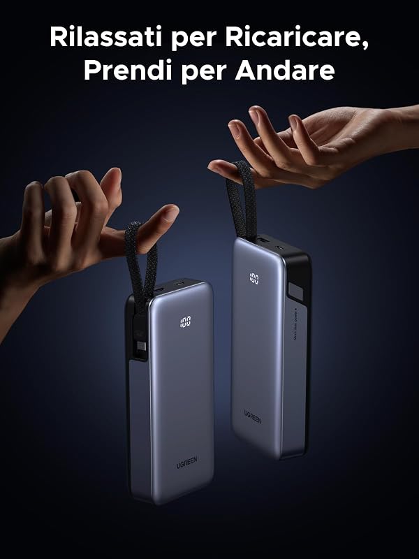 Nexode 45W Power Bank 20000mAh Caricatore Portatile Ricarica Rapida — foto 6 di 8