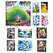 Fabal Crafts Diamond Embroidery Diy Full Diamond Painting Kit for Square Drill Rhinestone Pasted Room Decoration (H)