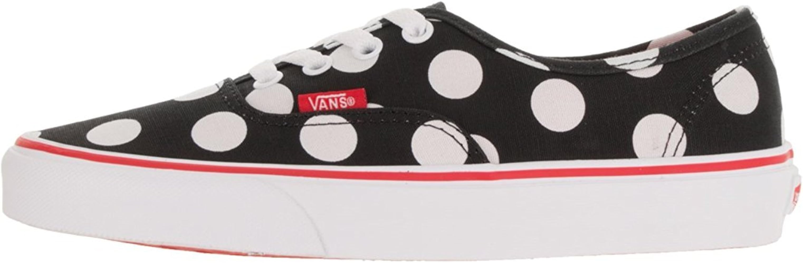 red polka dot vans