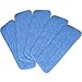 Lot of 5 Blue Microfiber Mop Pads Head Wet Dry Mops Refill For 15
