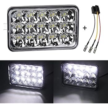 Amazon.com: YORKING 4x6 inch LED Headlights Rectangular Replacement