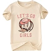 Kids Girls Western Shirt Long Live Cowgirls Tshirt Retro Rodeo Graphic Tees | Vintage cowgirl shirt, lets go girls bachelorette party, horse graphic, howdy toddler outfit, country concert, summer casual