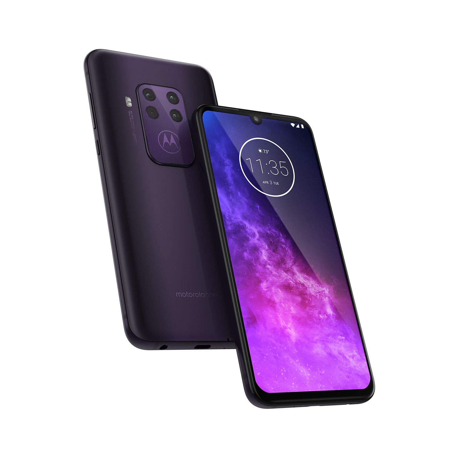 Motorola One Zoom - 128 GB - GSM desbloqueado (solo T-Mobile, AT&T) (púrpura cósmico)