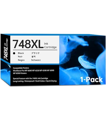Amazon.com: EPSON 748 DURABrite Pro Ink High Capacity Cyan