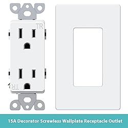 WEBANG Decorator Receptacle Outlet, Screwless Wall