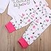 MA&BABY Newborn Infant Baby Boy Girl Famliy Saying Romper+ Pants+Headband+Hats Outfits (A~White, 0-6 Months)