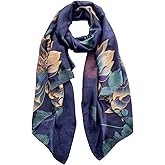 Long Silk Like Scarf Lightweight Satin Scarves Large Sunscreen Shawl Wrap for Women