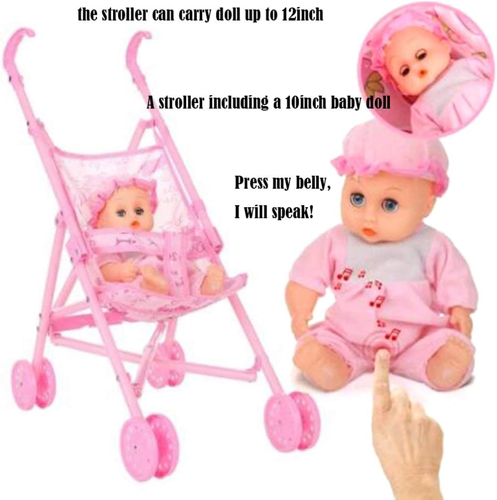 barbie avec bebe et poussette