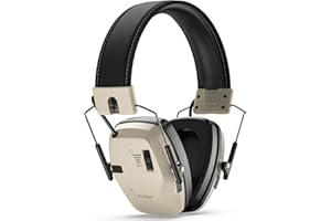 ProCase Electronic Shooting Ear Protection, SNR 30dB Active Noise Cancelling Earmuffs with Sound Amplification, Rechargeable 