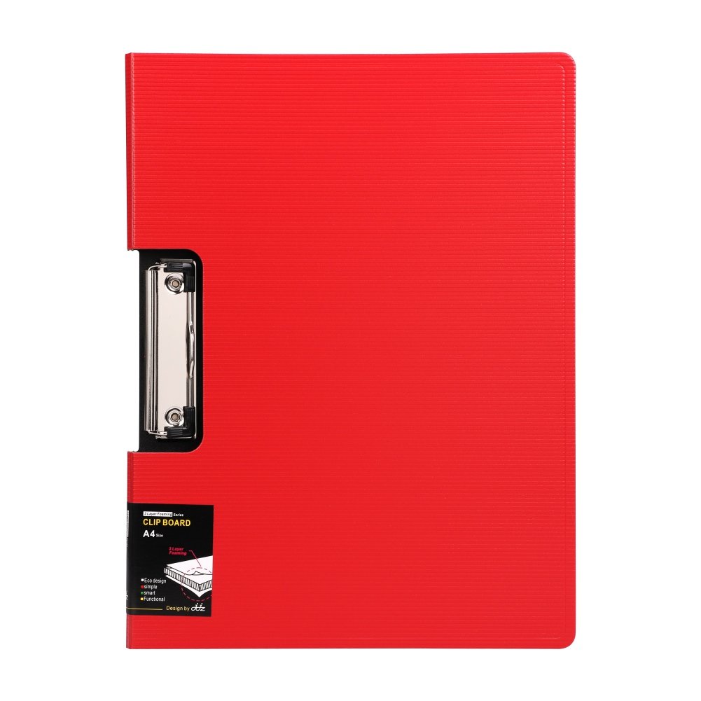 A4 Clipboard Folder Ring Binder Foldover Clipboard with Cover, Portfolio Conference Legal Writing Pad Document Hardboard PP File Folder Folio Clip Board Case for Business School Office