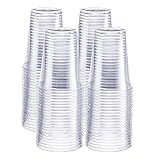 GUSTO [16 oz. - 100 Pack] Crystal PET Clear Plastic