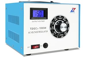ZHENGXI 10 Amp Adjustable Voltage Regulator 1000W Variac Variable Transformer 110V Input, 0-150V Output