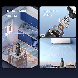 wiewoyakr Desktop Air Circulator Fan with