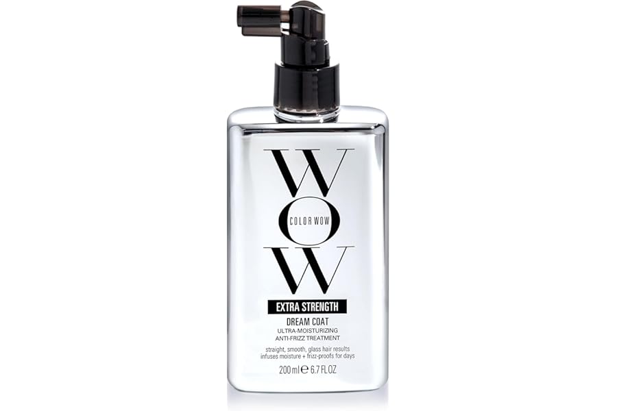 COLOR WOW Extra Strength Dream Coat – Powerful ultra moisturizing, anti humidity treatment for extremely frizz prone hair| glassy smooth, straight + resistant styles up to 3-4 washes