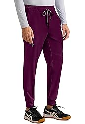Healing Hands Men's Scrub Pant Nolen Jogger with 6
