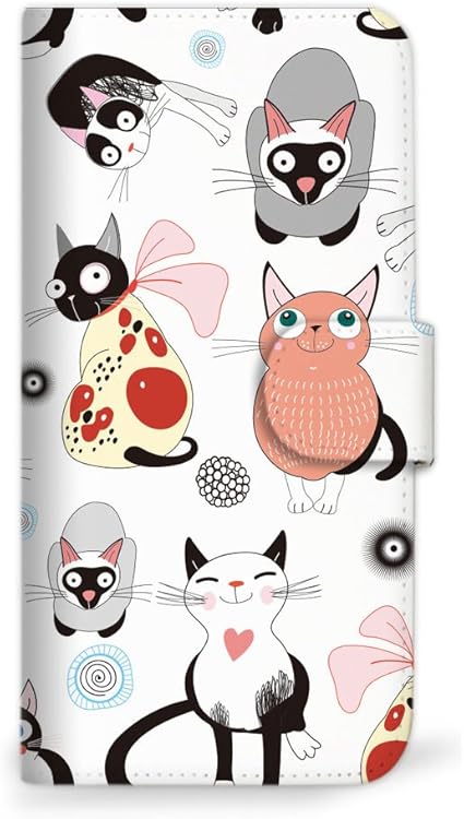 Amazon Co Jp Mitas Iphone Xr ケース 手帳型 ネコ ねこ 猫 4 カラフル 399 Sc 0161 Cl Iphone Xr 家電 カメラ