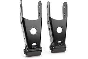 SAVYSPEDY 2"Suspension Rear Drop Lowering Shackles Kit, 6400 for 1988-2018 Chevrolet Silverado/Sierra 1500,1992-1999 Chevrolet Tahoe/Yukon/Suburban,1997-2003 F-ord F150,1994-2001 Dodge Ram 1500 replace 410520