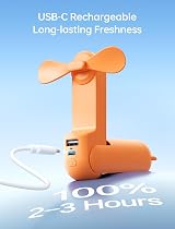 JISULIFE 3 in 1 Handheld Mini Fan USB Rechargeable 12-19 H Power Bank view 8