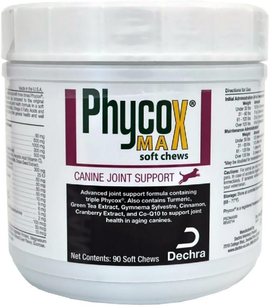phycox max soft chews 90 count