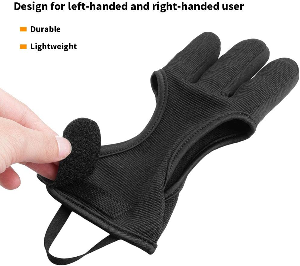 KRATARC Adult Archery Gloves Finger Protector Shooting Hunting Arrow Bow Archery Protective Gear Accessories : Sports & Outdoors